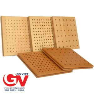 gỗ tiêu âm đục lỗ song song