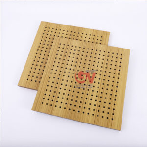 gỗ tiêu âm đục lỗ song song