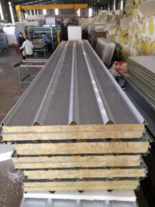 panel rockwool mái 5 sóng
