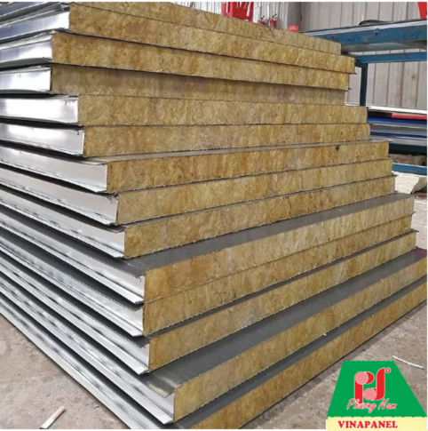 tấm panel Rockwool chống cháy