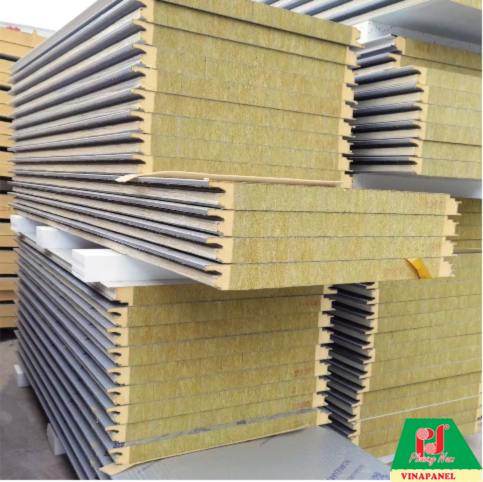 tấm panel Rockwool chống cháy