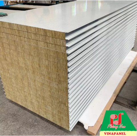 tấm panel Rockwool chống cháy