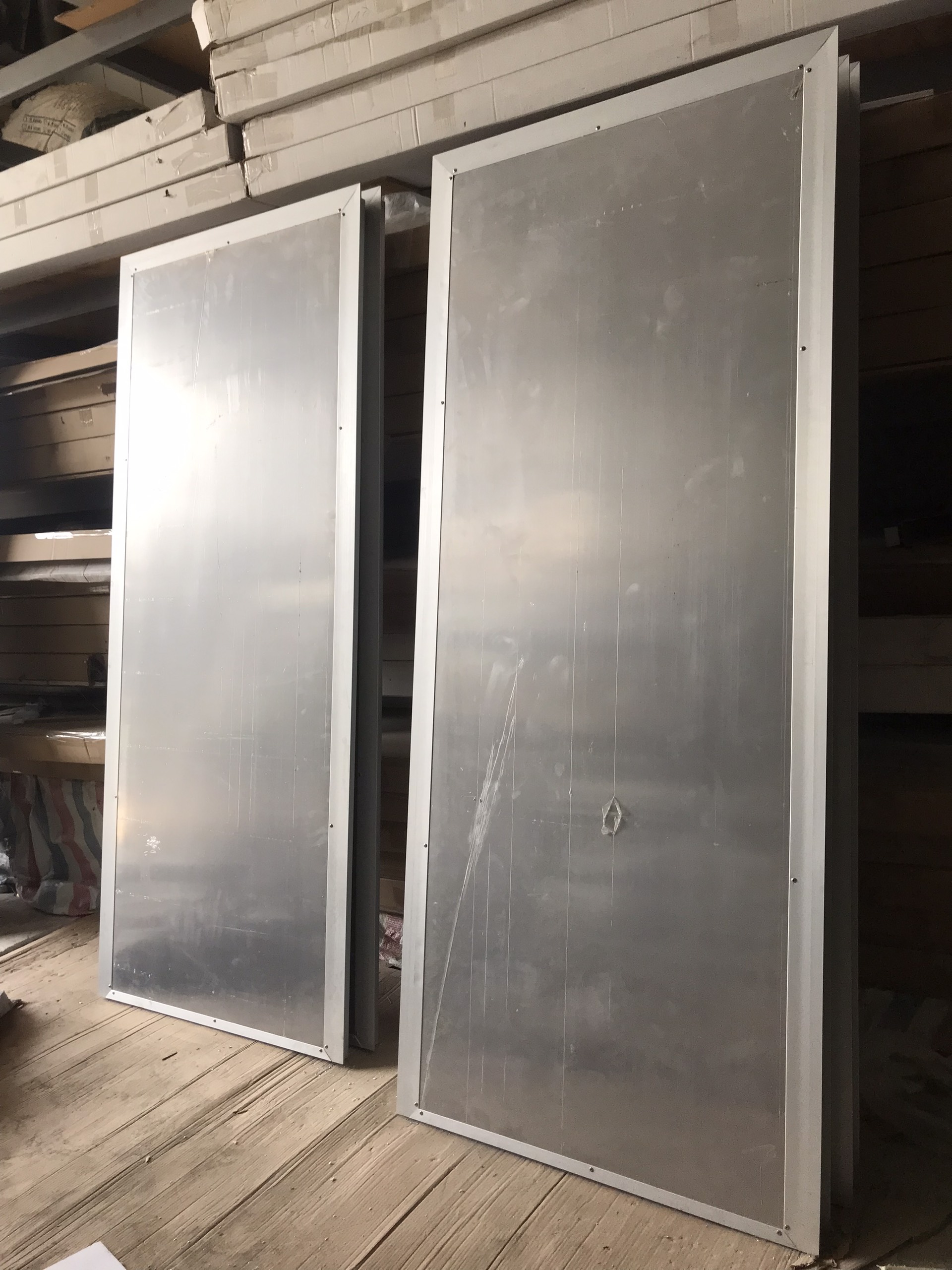 Cửa Kho Lạnh làm từ panel PU 2 mặt Inox 